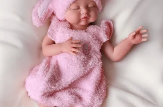 Babeside Nancy 12″/16″ Realistic Silicone Sleeping Baby Little Infant Girl Retaining Pacifier